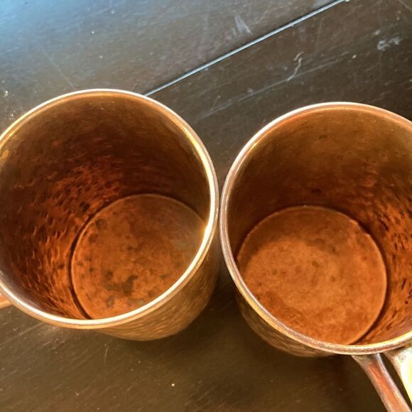 2 copper tone Moscow Mule Mugs - Picture 2 of 4